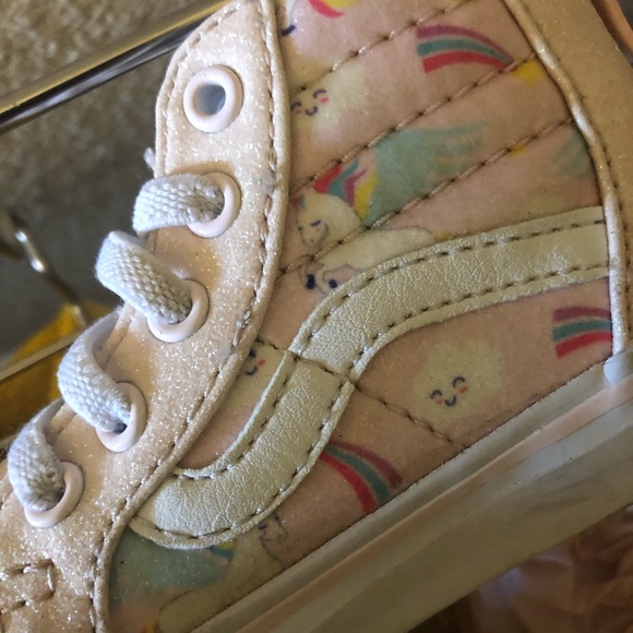 Toddler unicorn Vans like new - Picture 1 of 4